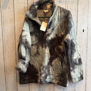 Entro Tie-Dye Quilted Puffer Jacket